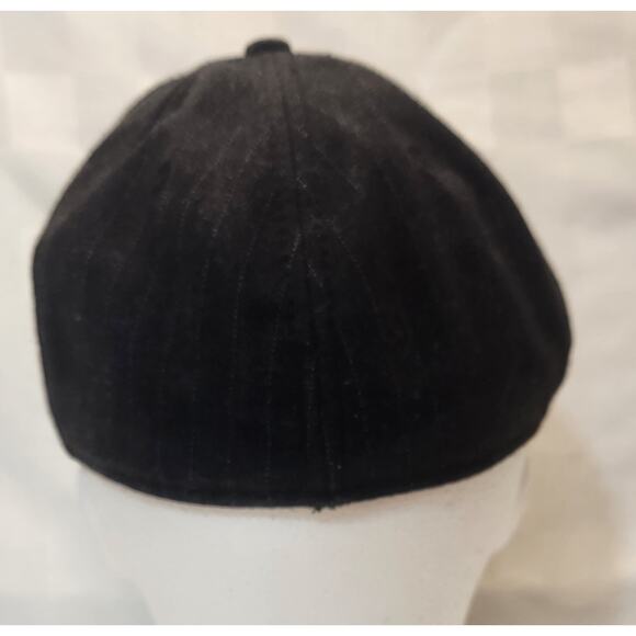 Super Mario Adult Snapback Hat Embroidered Gray White Pinstripes - Picture 5 of 8